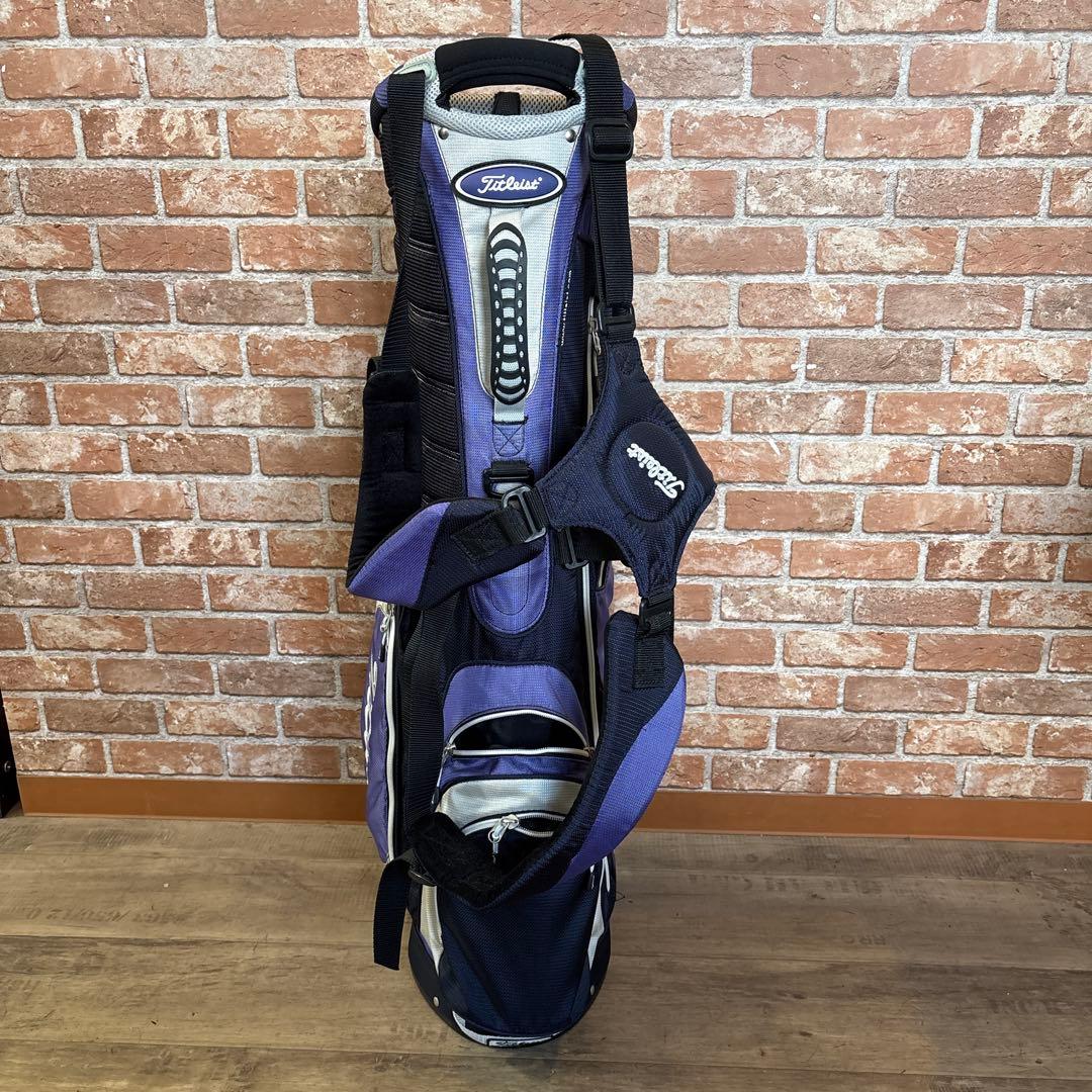‼️タイトリスト スタンド式 軽量 キャディバック 紫‼️