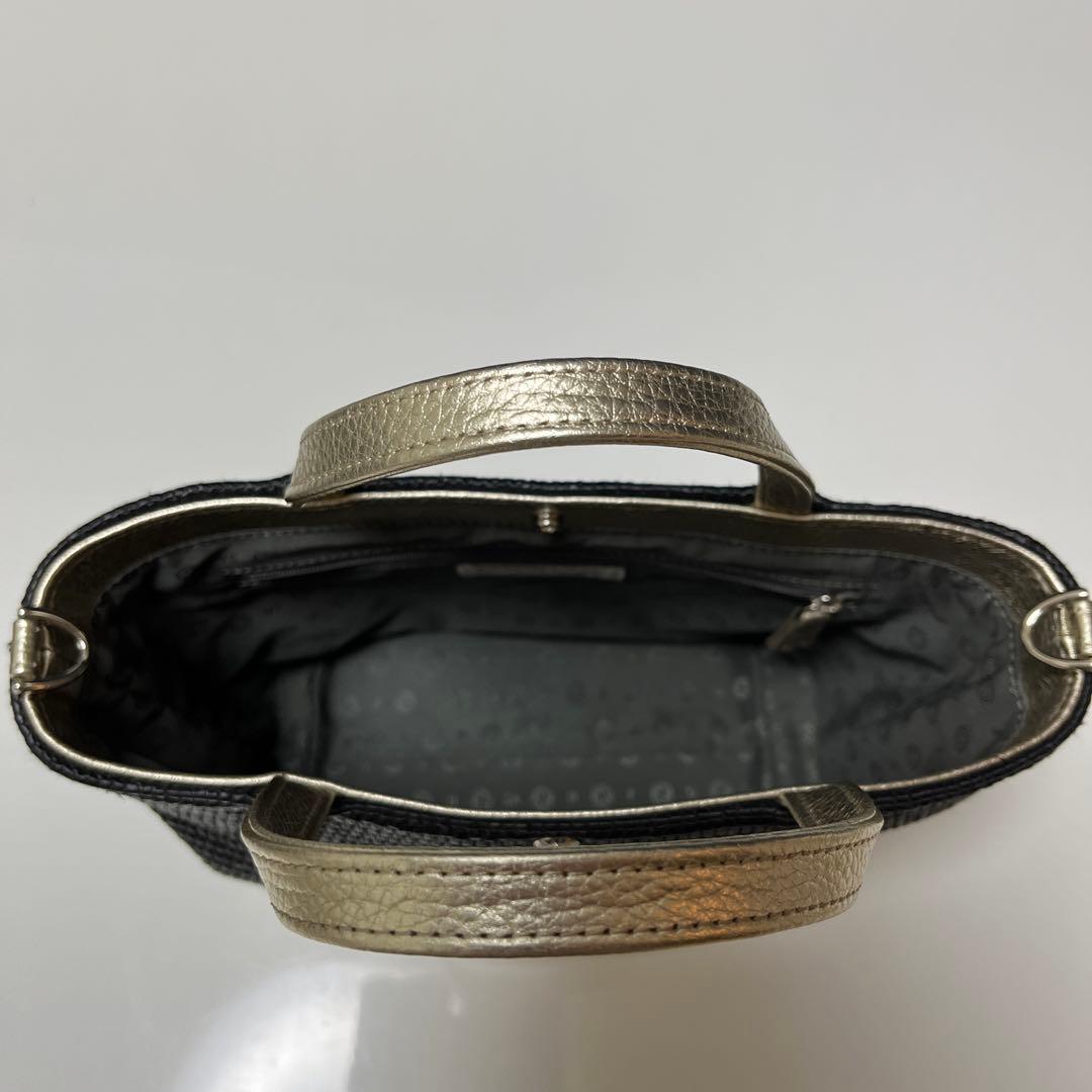 【Nanako様】サロンドアルファード　ラフィア調カゴ素材バッグ