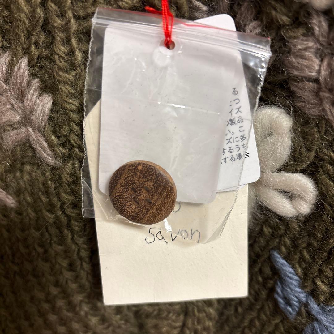 【新品⭐︎タグ付き】アトリエドゥサボン リースの材料 カーディガン