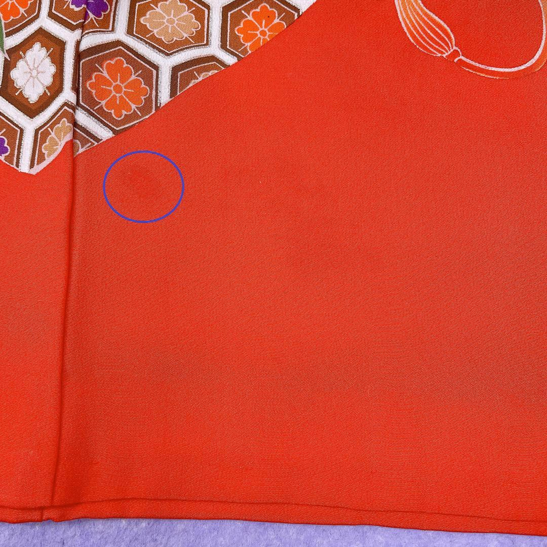 Y★3976★ 子供着物 襦袢付き 一つ身 女の子 七五三 3才