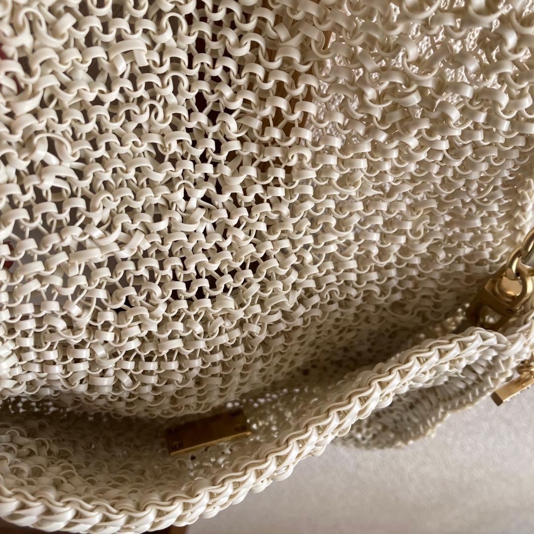 ANTEPRIMA ワイヤーバッグ　ルッケットⅡ ホワイト ショルダーバッグ