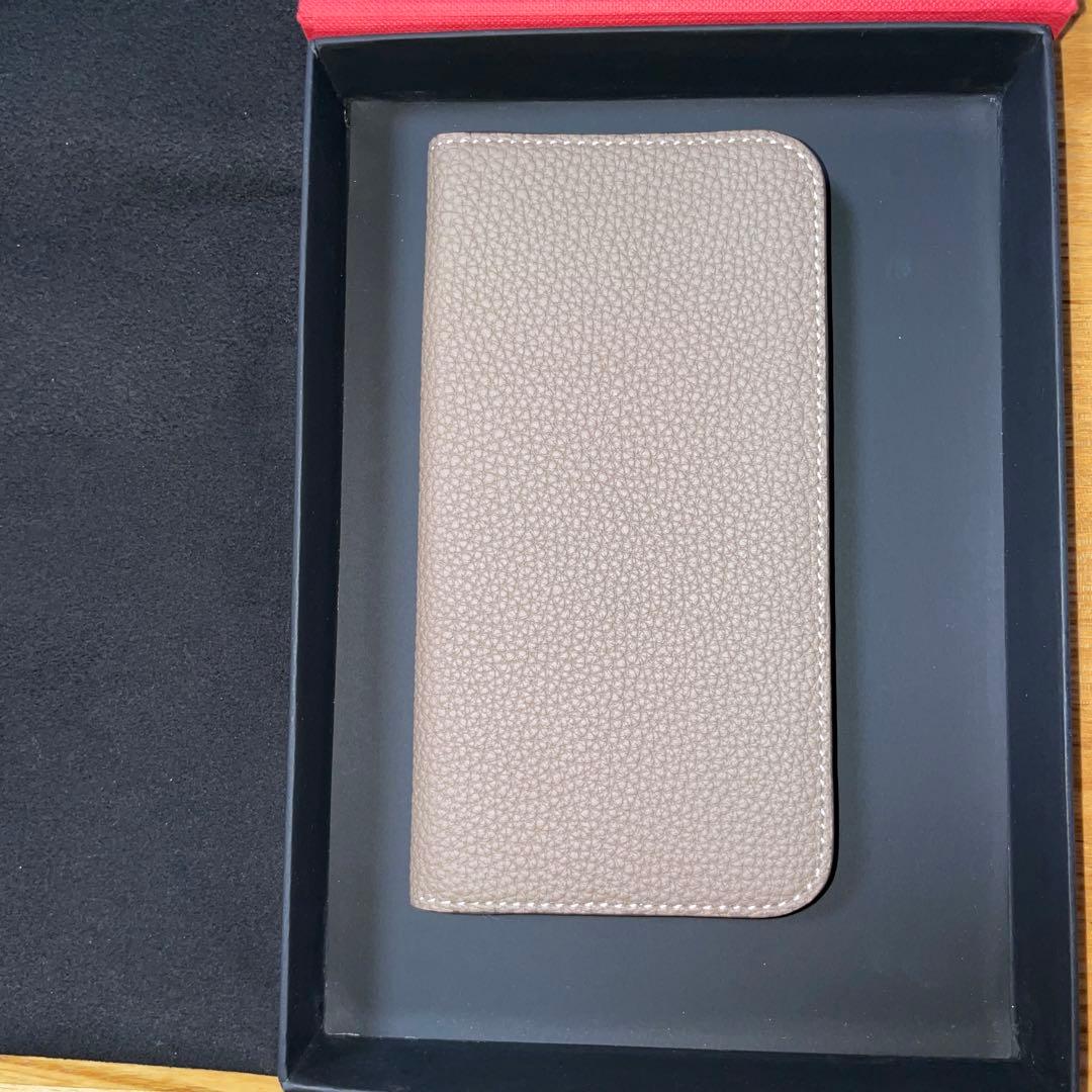 ボナベンチュラ　手帳型iPhone12/12Proケース エトープ