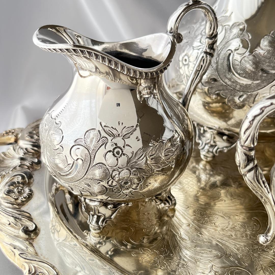 【John Turton】 ファルコンのティーセット 4点 ティーポット/ジャグ