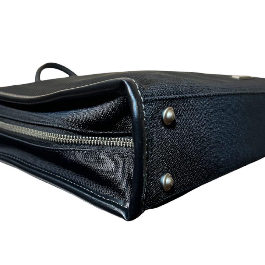 【美品】ポールスミス ジェーエルナイロン レザーコンビ　A4収納可　ブラック