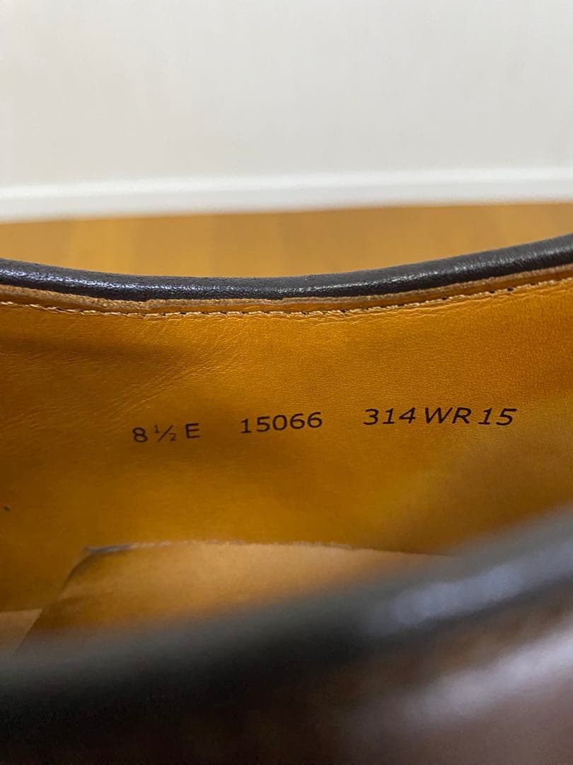 靴 WHEEL ROBE 81/2E PLAIN TOE BLUTCHER