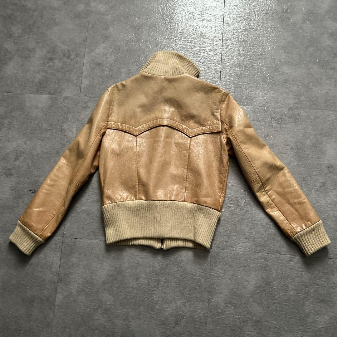 YOSHI KONDO 山羊皮ゴートレザージャケット ブルゾンSサイズ
