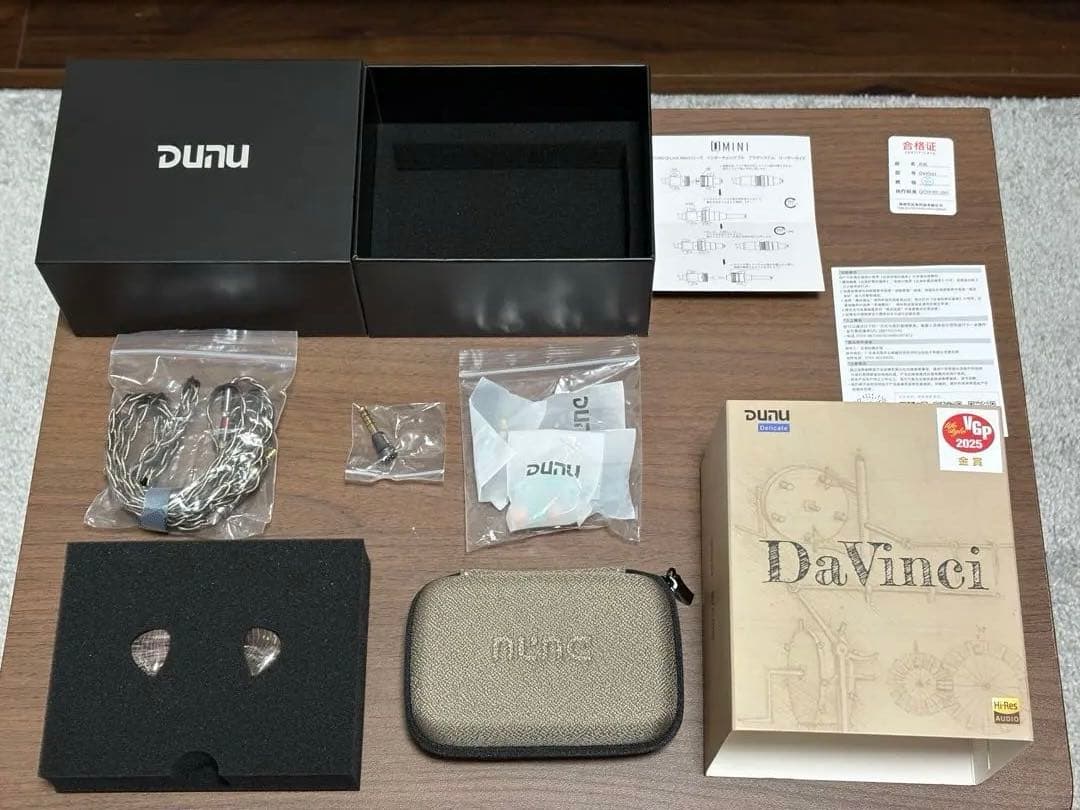 【25年4月購入】 DUNU×GIZAUDIO DaVinci