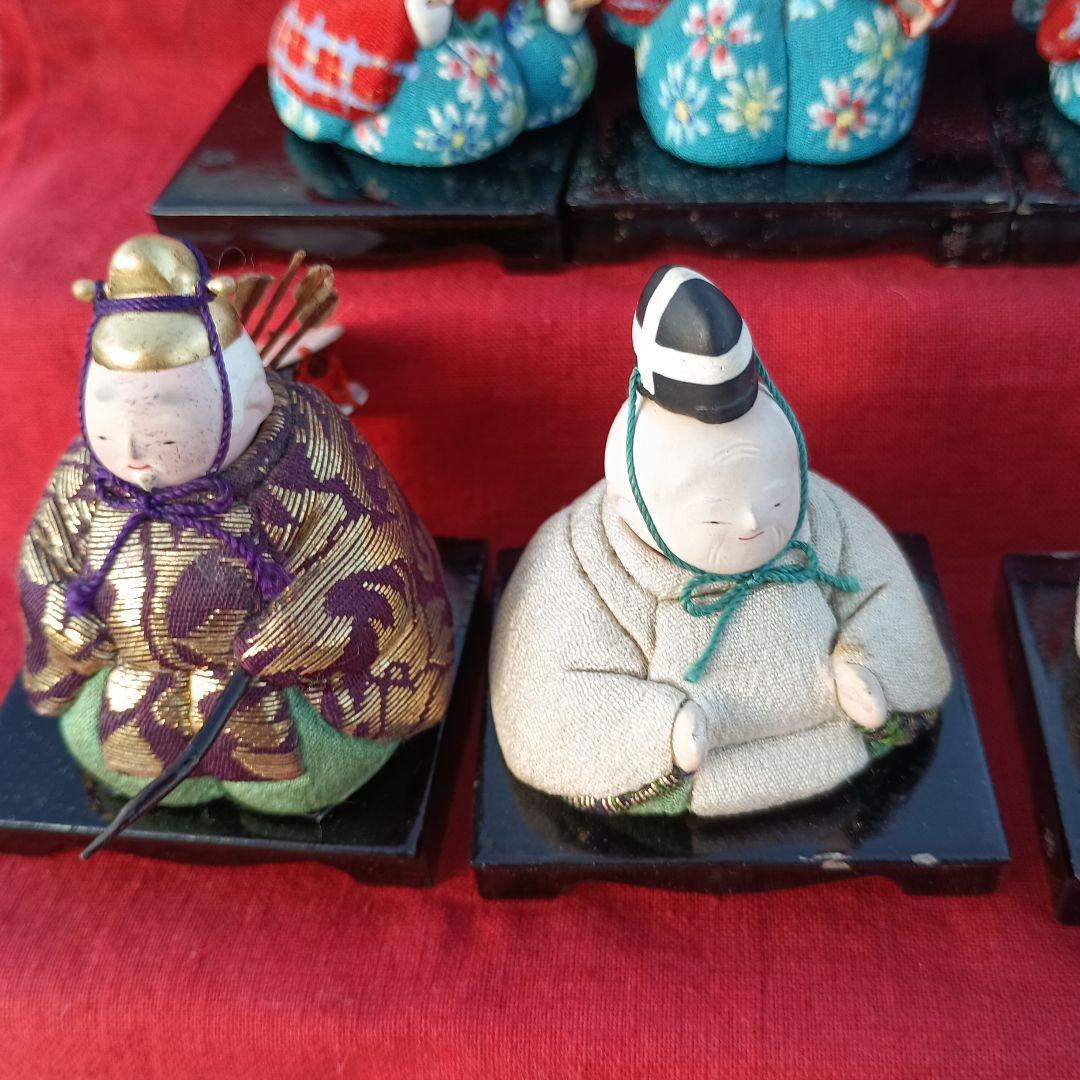 ４６１７　大澤商店　春山雛　(雛人形、木目込み)　大正から昭和初期？