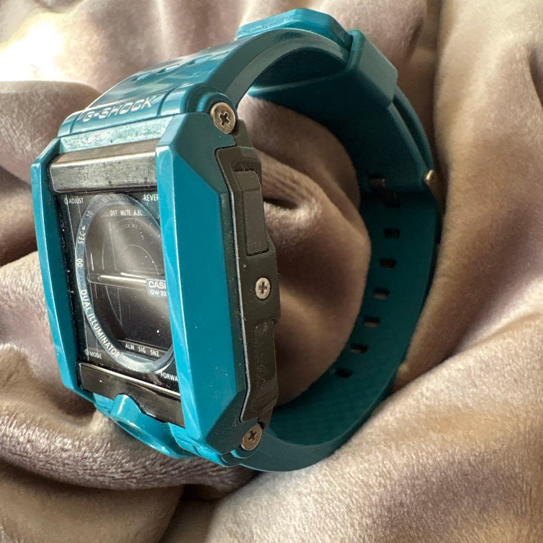 CASIO G-SHOCK 青 デジタル腕時計