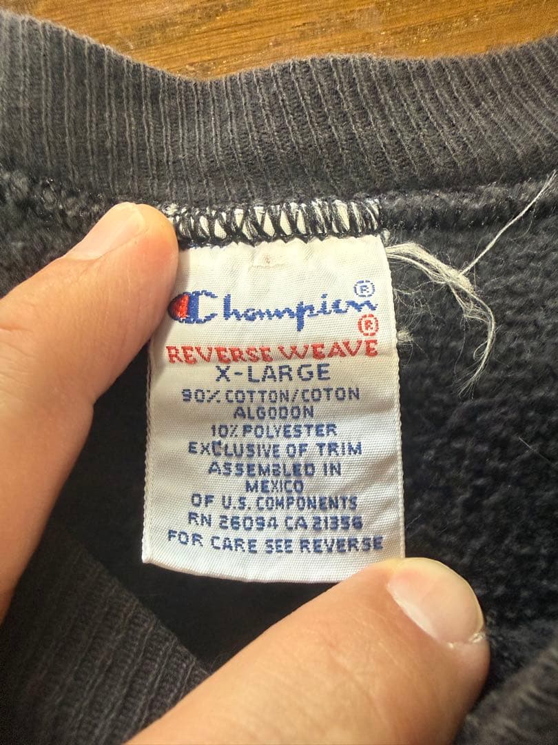 トップス 90s champion REVERSE WEAVE XL size