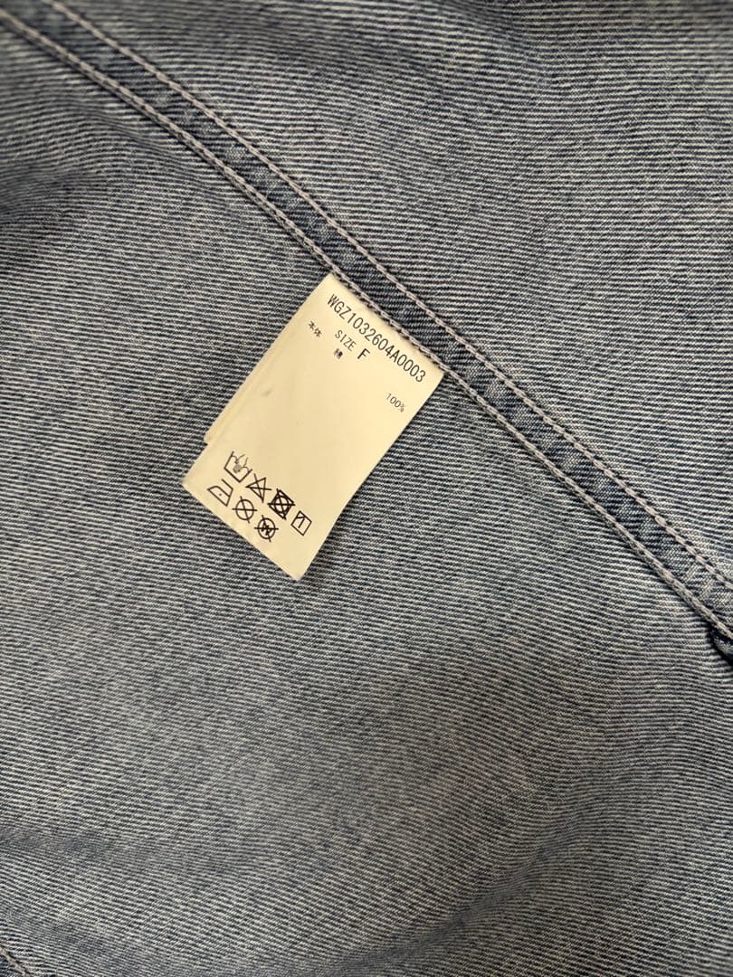 ウィムガゼット【インフルエンサーコラボ】刺繍デニムシャツ