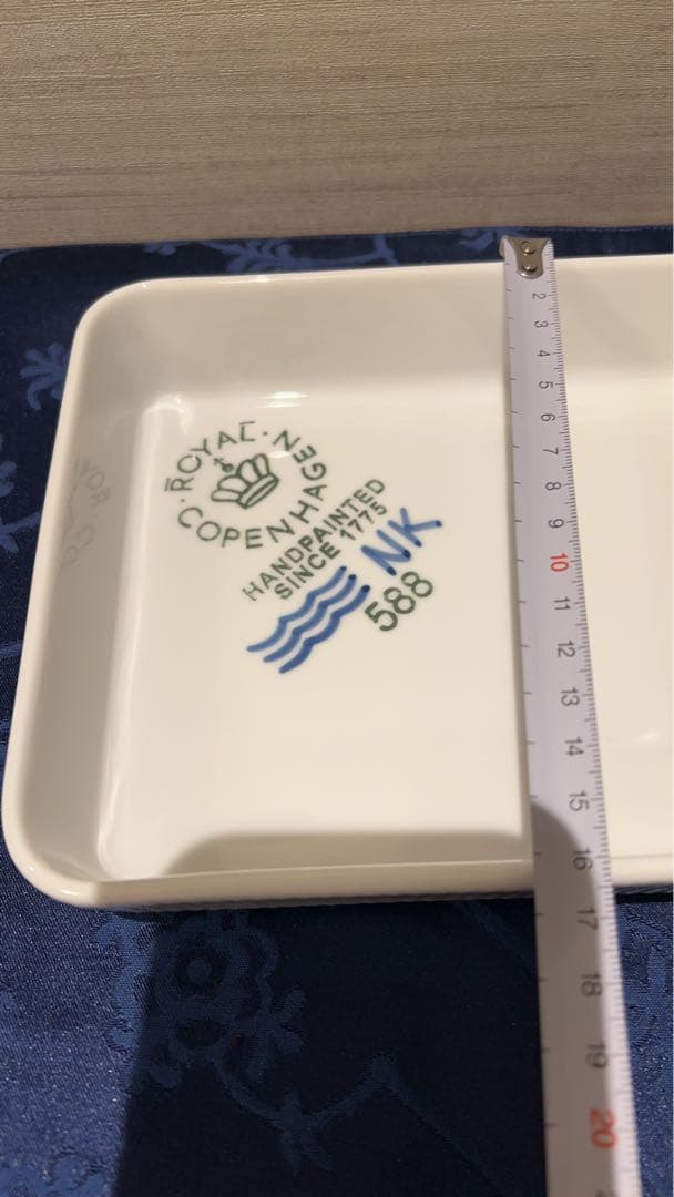 美品◼️ロイヤルコペンハーゲン ブルーフルーテッド メガ オーブンウェア スクエア