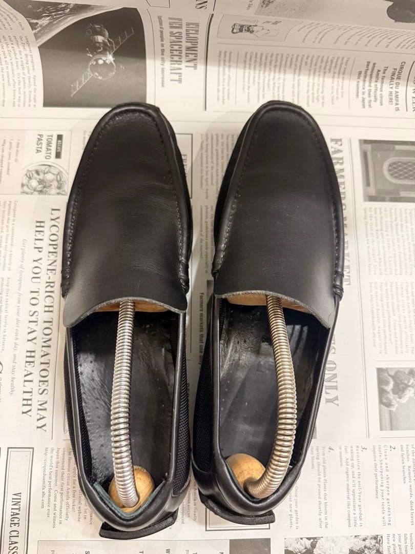 【GUCCI／グッチ】ドライビングシューズ ブラック／約24.5cm