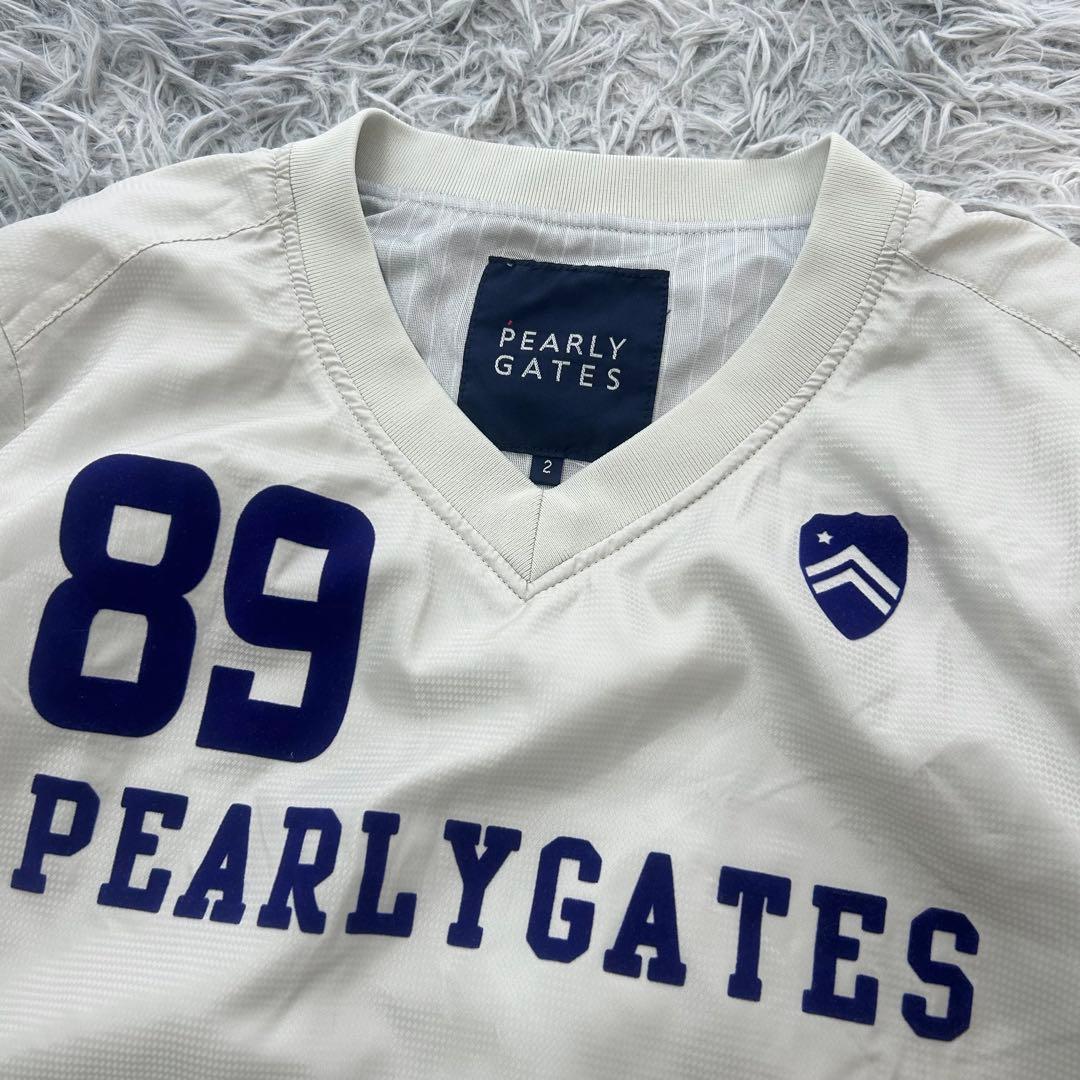 美品　パーリーゲイツ　スニード　ジャケット　プルオーバー　蓄熱　グレー　サイズ2