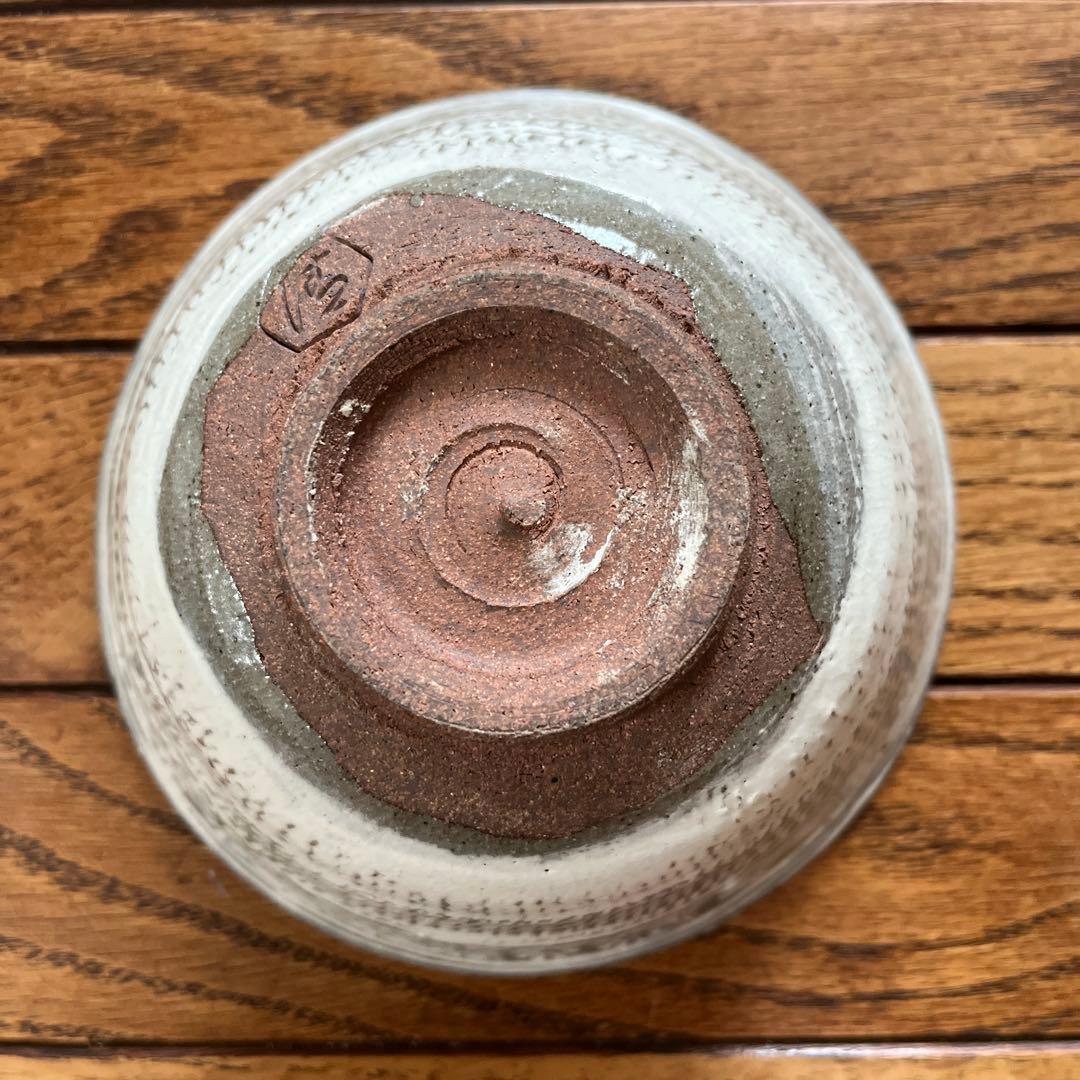 六代清水六兵衛 三島茶碗