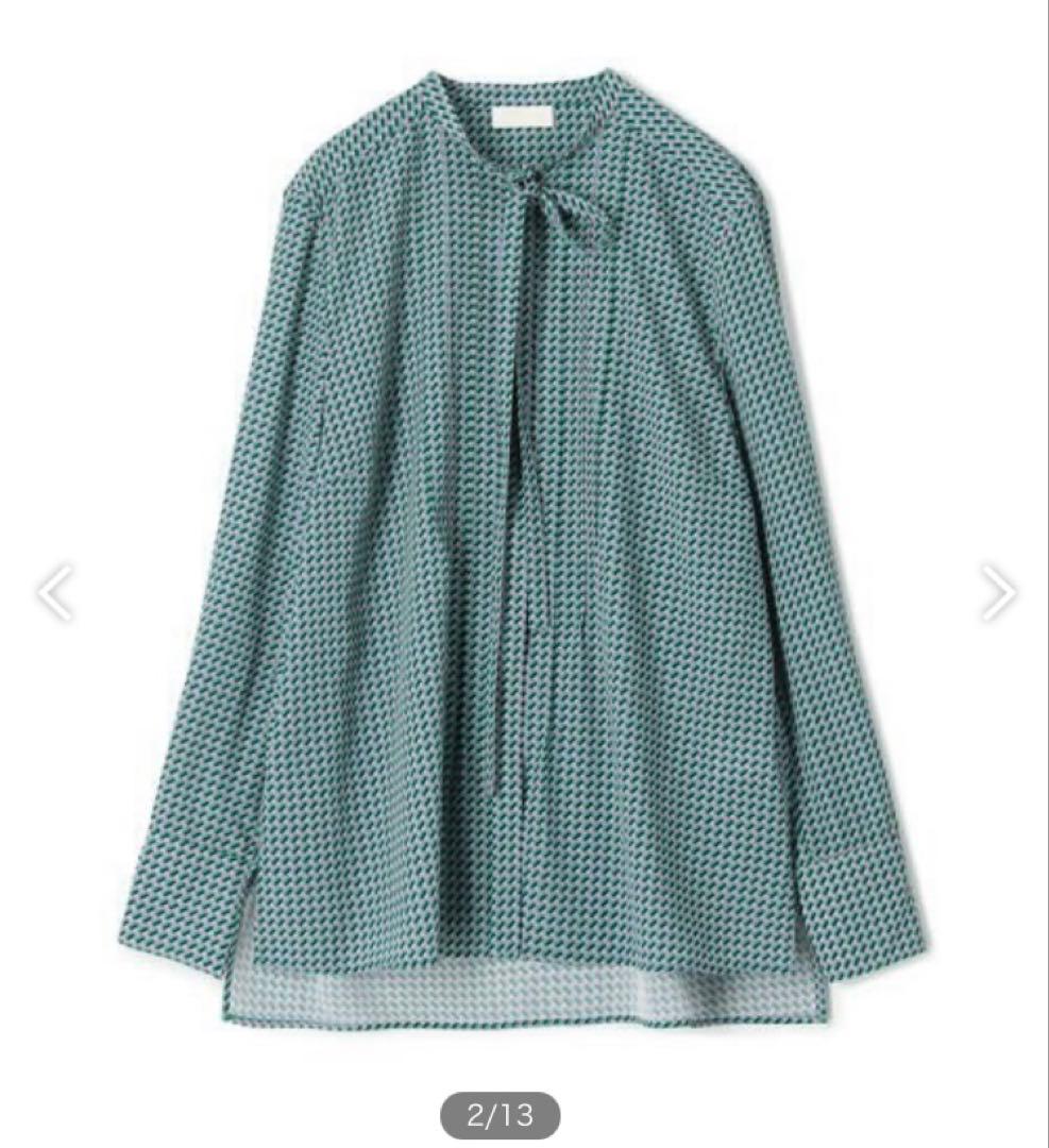 Ballsay キカダイヤゴナル　ボウタイ　ブラウス