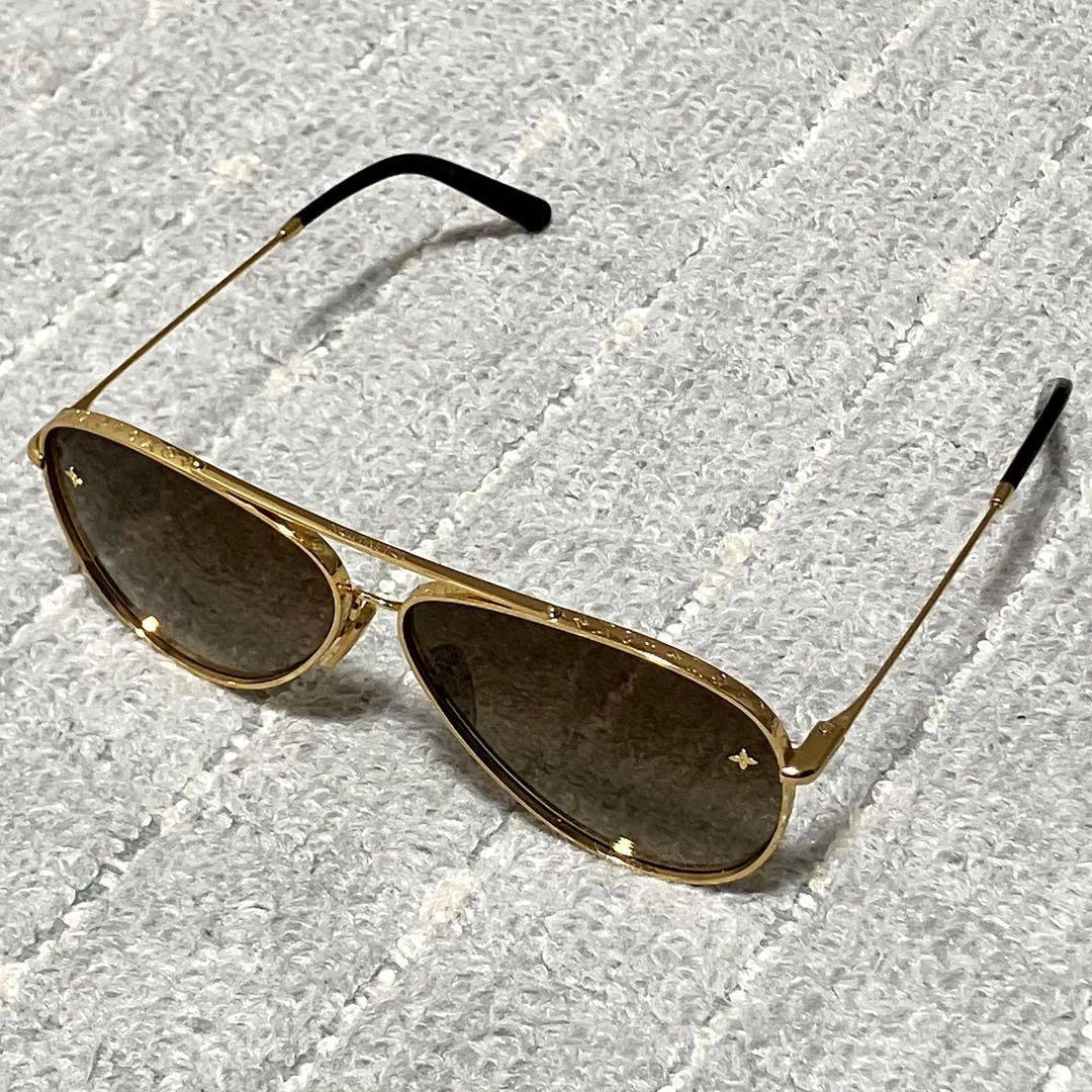 新作完売モデル！ルイヴィトン［サングラス］LVパイロット　ダブルブリッジ　メガネ