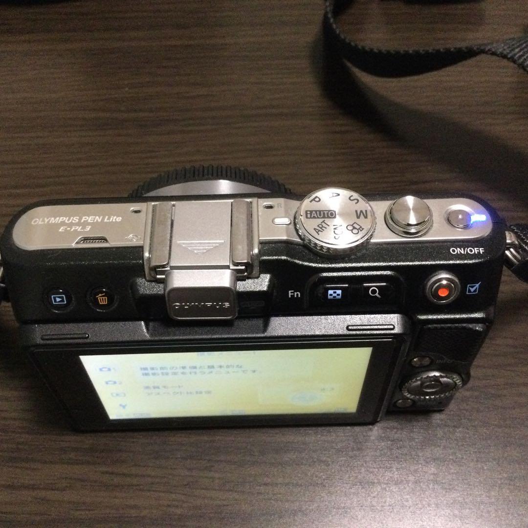 OLYMPUS E-PL3 マイクロ一眼カメラ ダブルズームキット ブラック