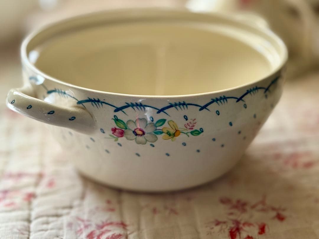 スージークーパー　＊プランタン小花付き＊　ブルー　ミニチュリーン　小さなサイズ