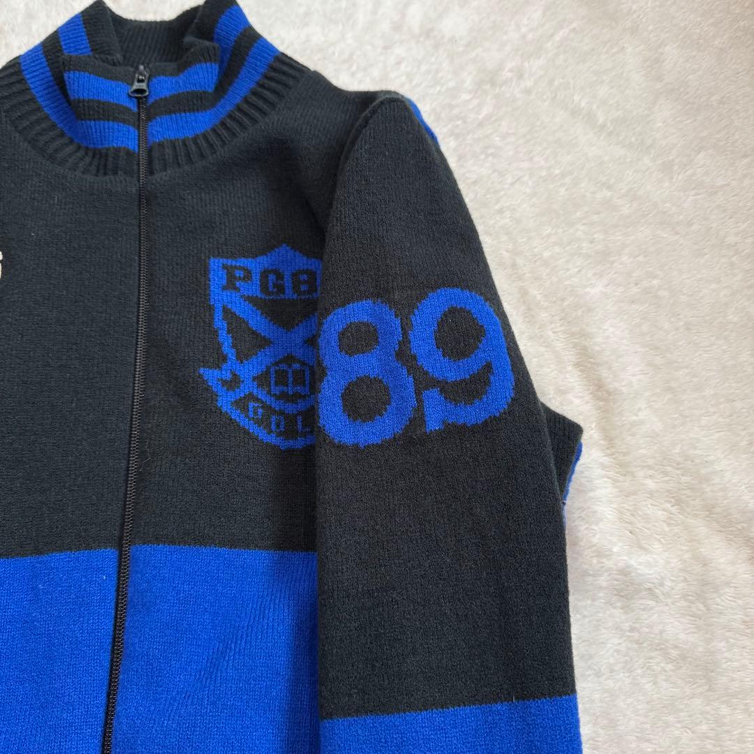 メリオダス　　【パーリーゲイツ】　美品ジジャケット　ブルー　サイズ4 蓄熱