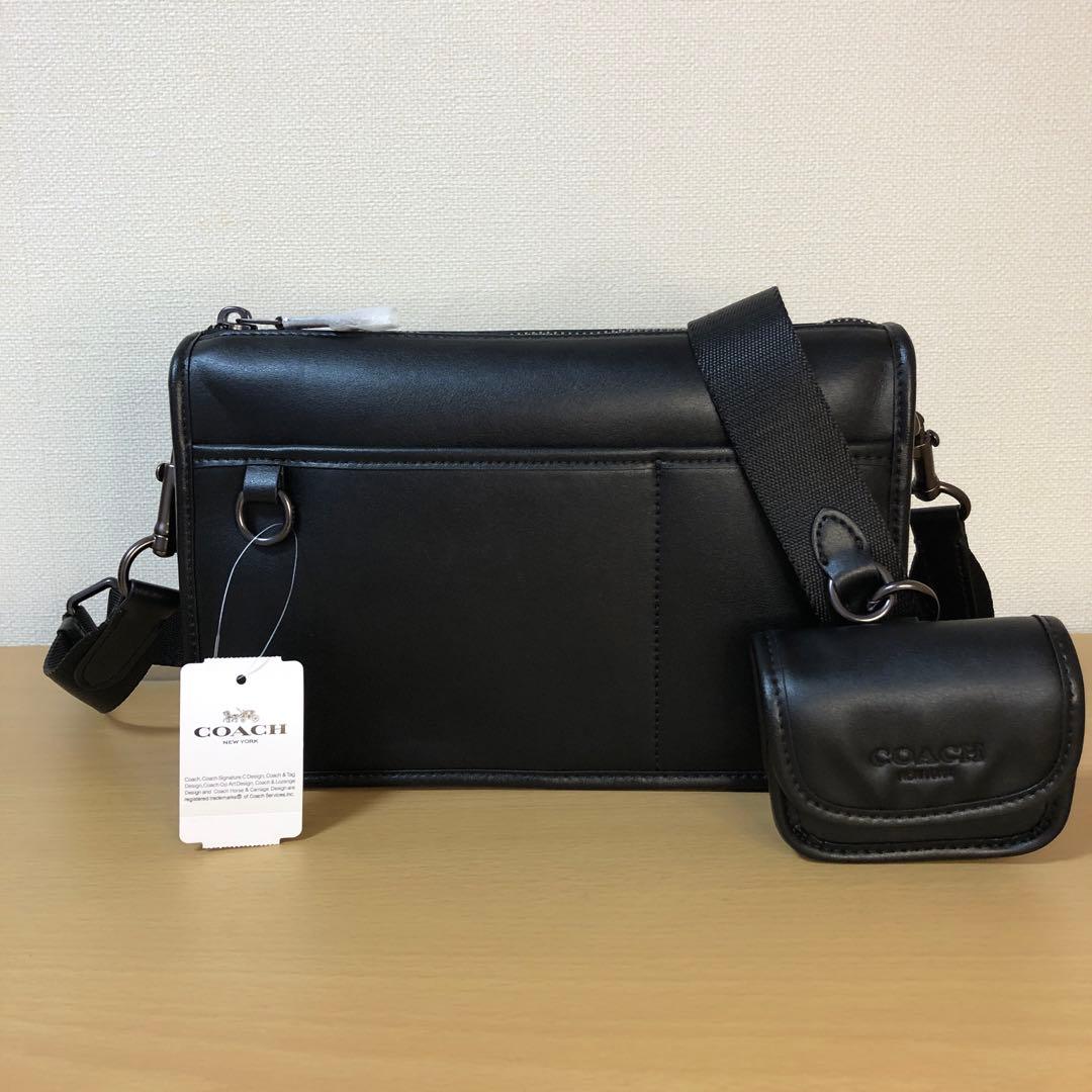 コーチ　未使用　2WAY ショルダーバッグ　ヘリテージ　ポーチ付　COACH
