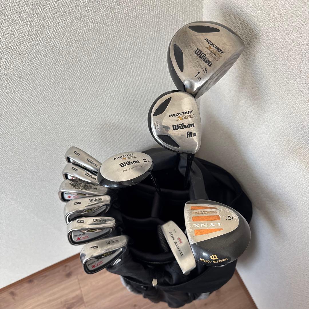 初心者 メンズ ゴルフクラブセット(バック付) ウィルソン【送料込み】