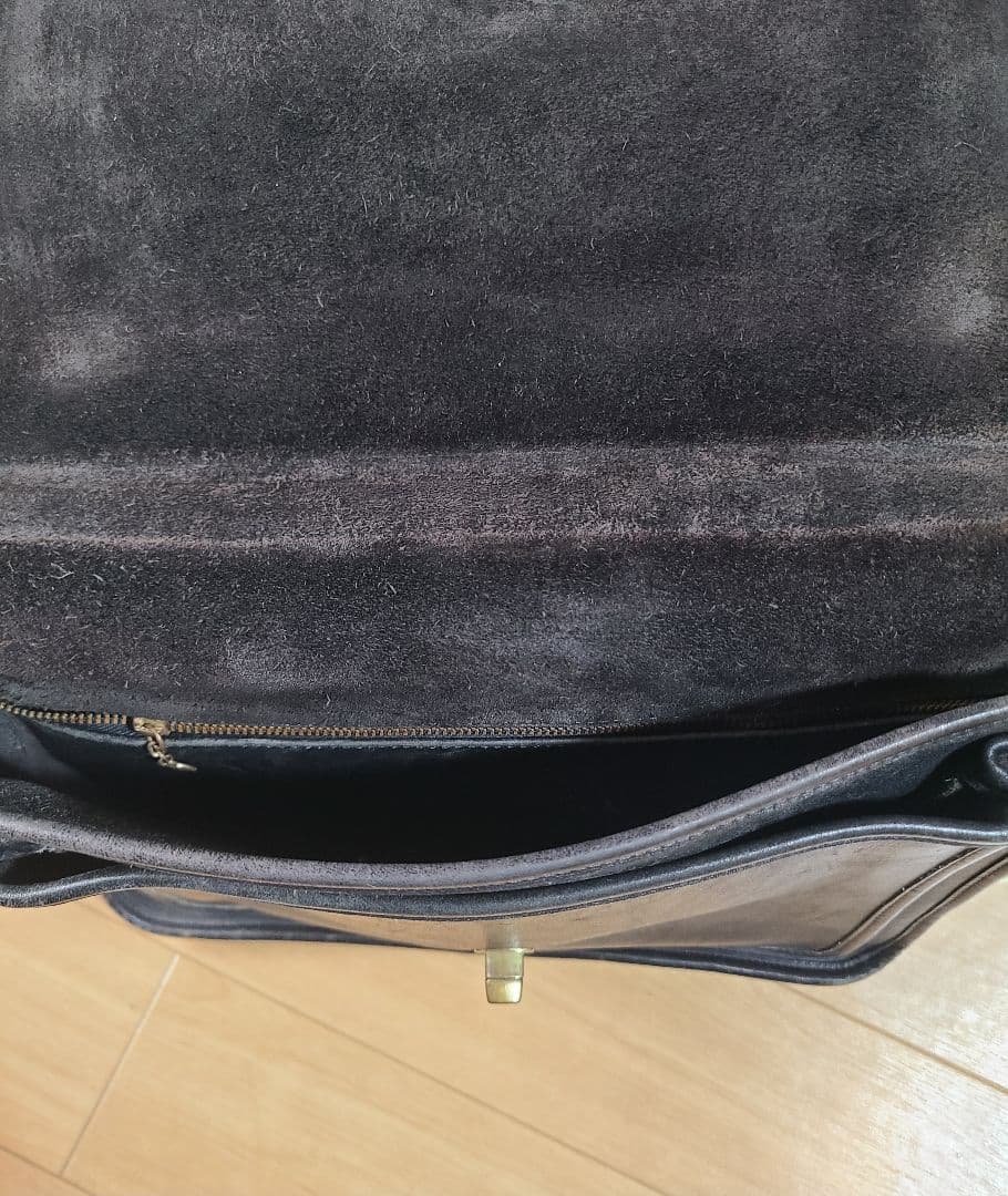 COACHコーチヴィンテージレザーバック黒5181