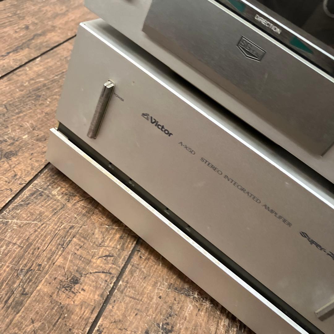 アイワ ステレオカセットデッキ SD-F700R ビクター アンプ A-X50