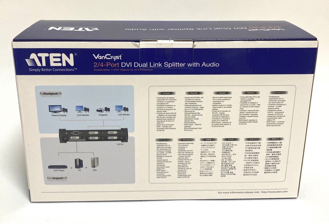 ★新品/未開封品★ ATEN エイテン 2ポート 分配器 VS172