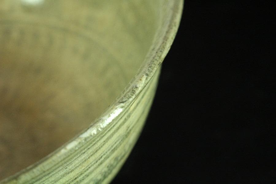 李朝 刷毛目 碗 時代物(K-A391)