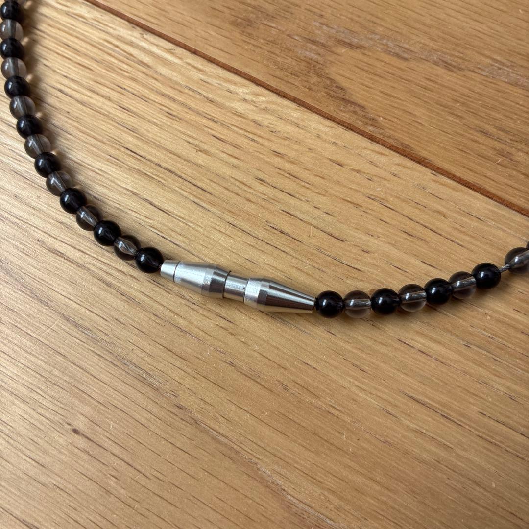 RAKUWAネックレス EXTREME クリスタルタッチ ブラック/グレー