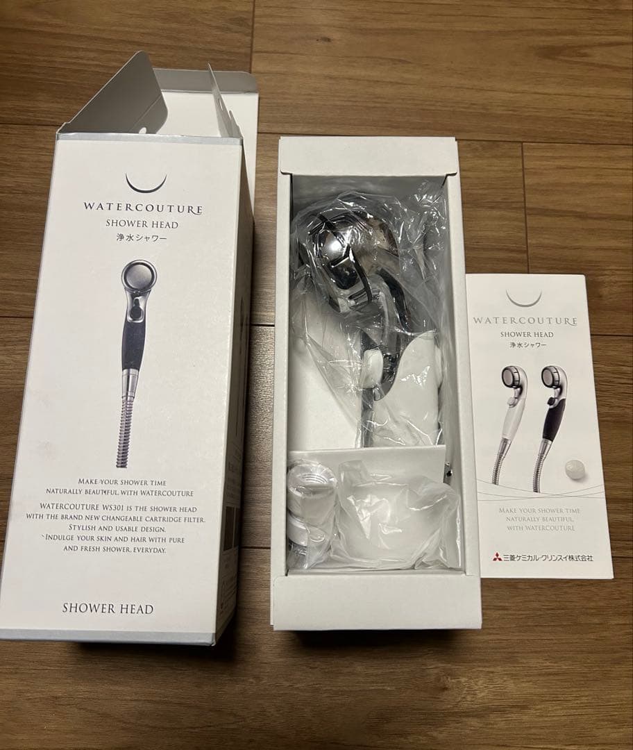 ウォータークチュール 浄水シャワー WS301 交換用カートリッジセット×4箱