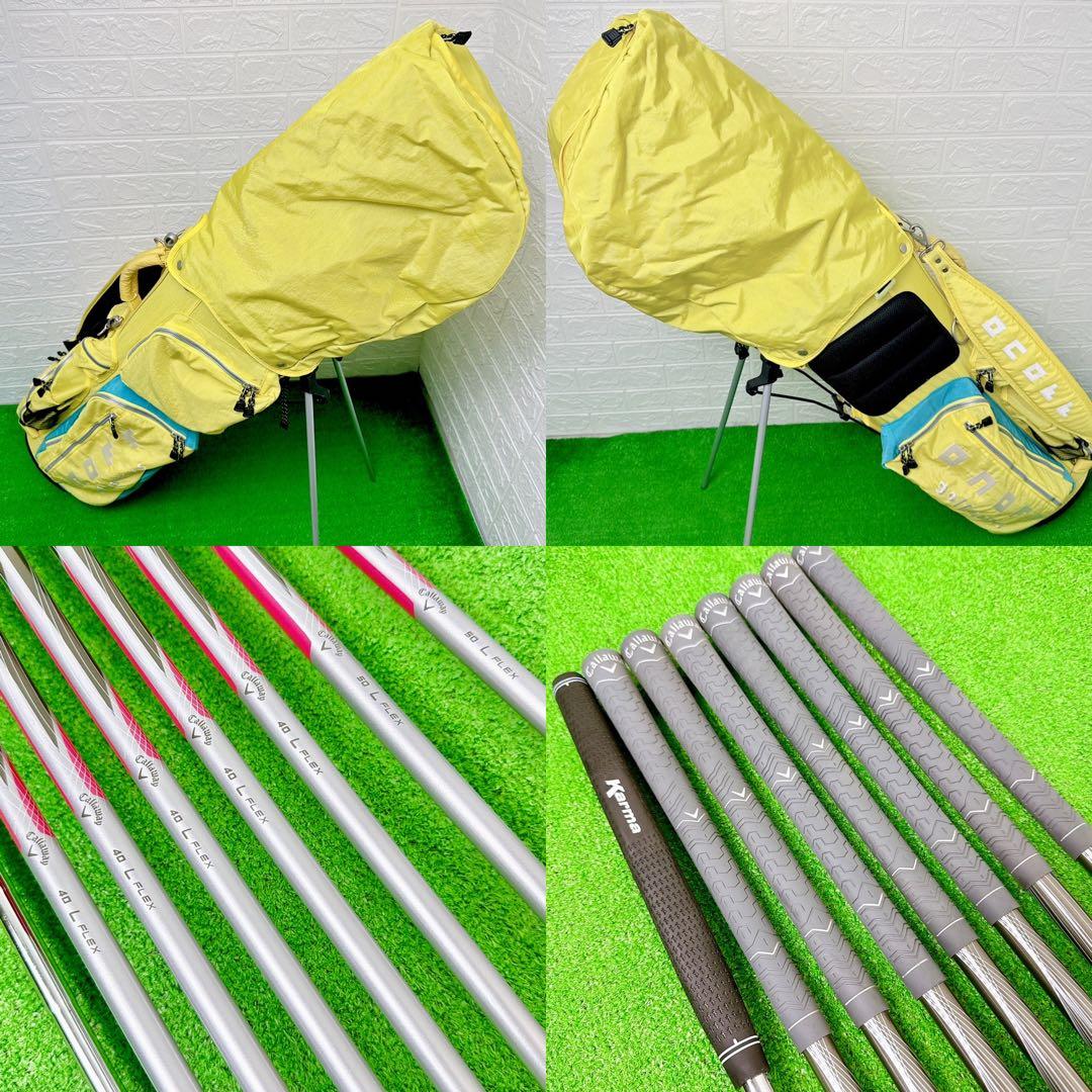 バッグ無し☆キャロウェイ ソレイユ レディース ゴルフクラブセット