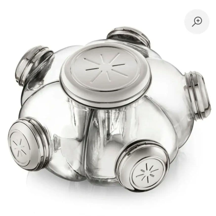 古道具　ガラスケース　海外アンティークの置物 キャンディーキャニスター　回転式