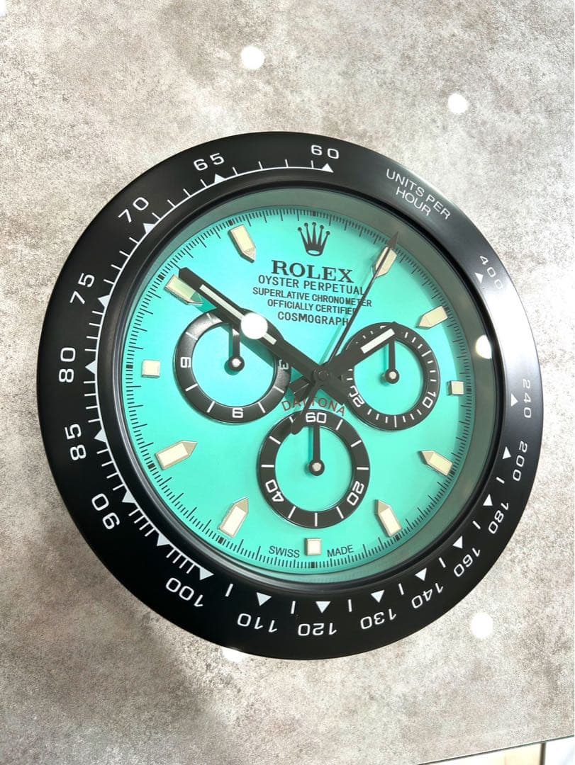 ロレックス　デイトナ壁掛け時計　新品　光沢ありの限定品‼️