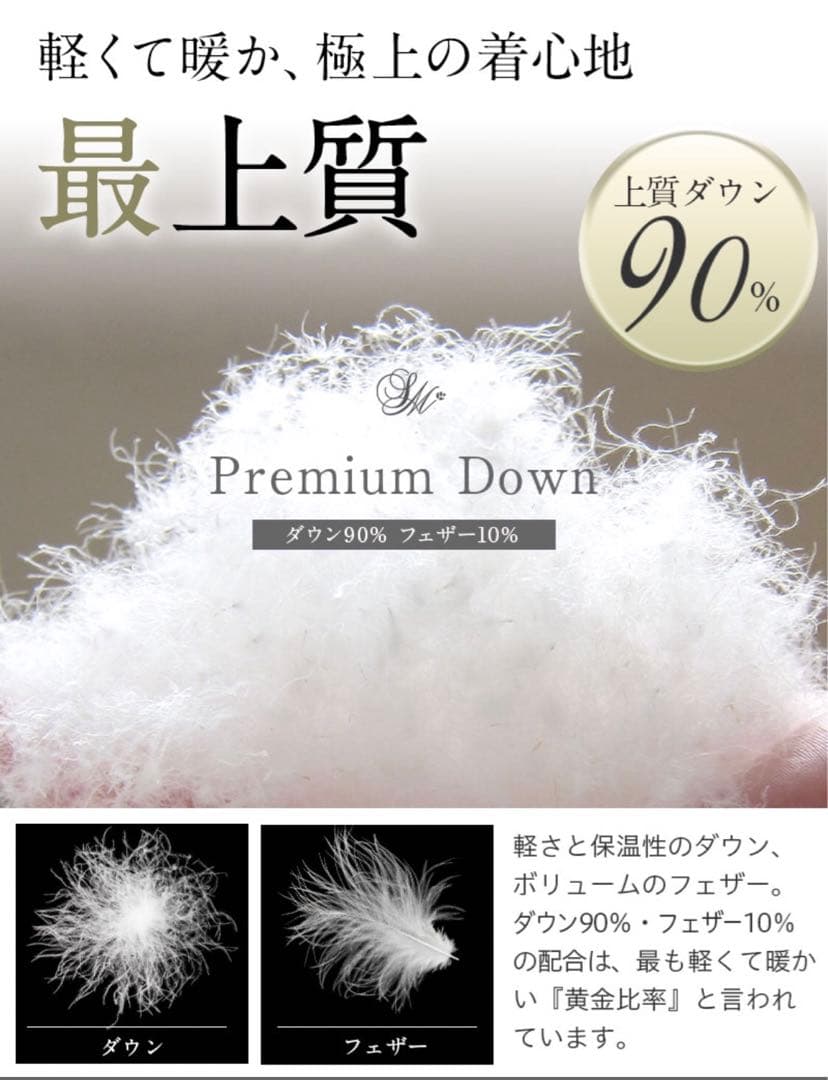 Sweet Mommy プレミアムダウンアウター ブラック　sサイズ