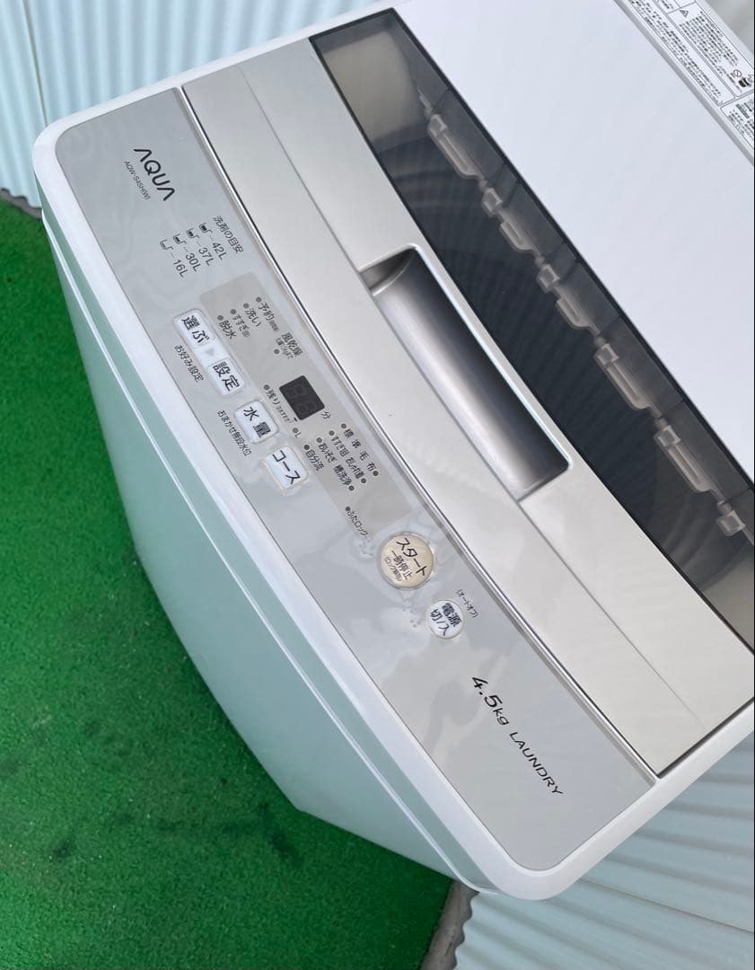 881 訳あり 格安‼️ アクア 4.5kg洗濯機 一人暮らし 単身 ジャンク品