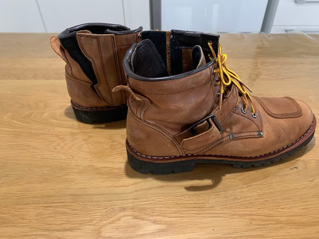 アヴィレックス　バイク用　ブーツ ブラウン