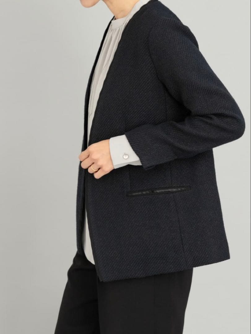 美品♡アーバンリサーチドアーズ　ツイードジャケット&ブラウス　2点セット