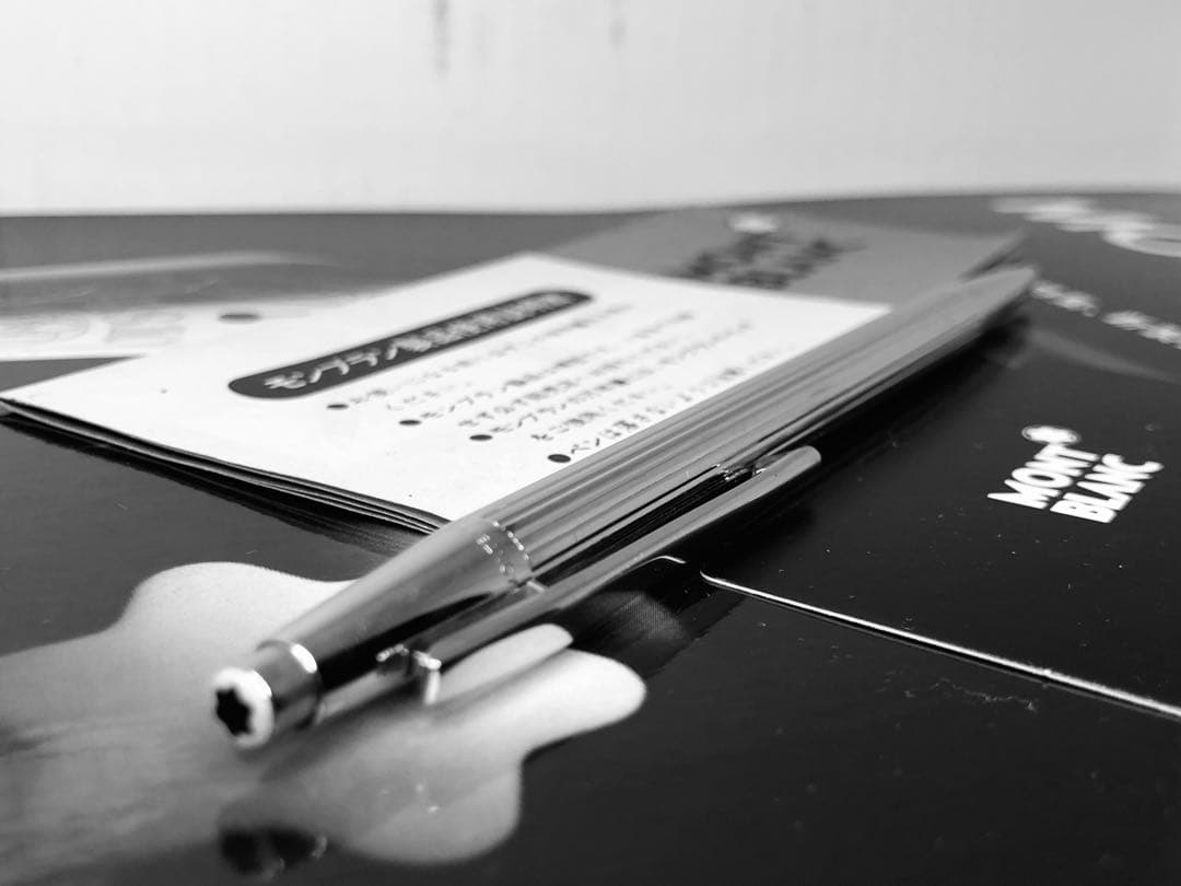 ⭐️金運を呼ぶ黄金の総プラチナム張りモンブラン⭐️ノブレスNo1557⭐️0,5㍉芯⭐️