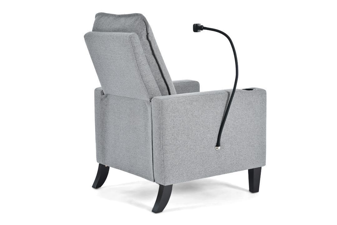 リクライニングソファ リクライニングチェア スマホホルダー カップホルダー付き