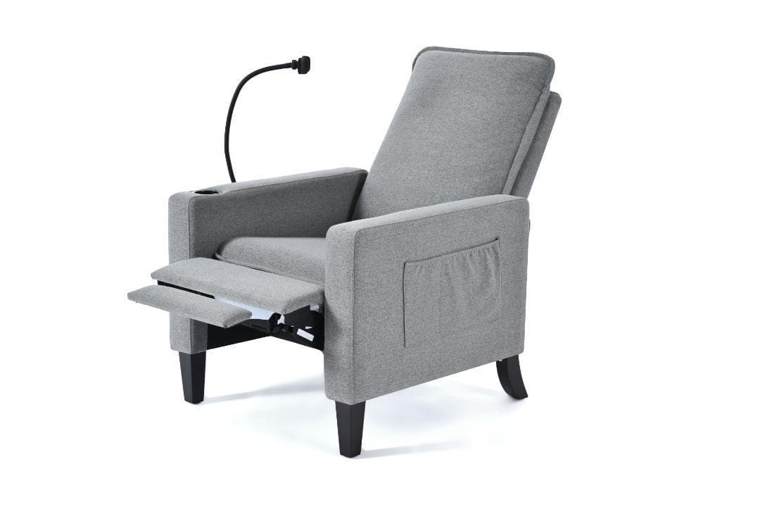 リクライニングソファ リクライニングチェア スマホホルダー カップホルダー付き