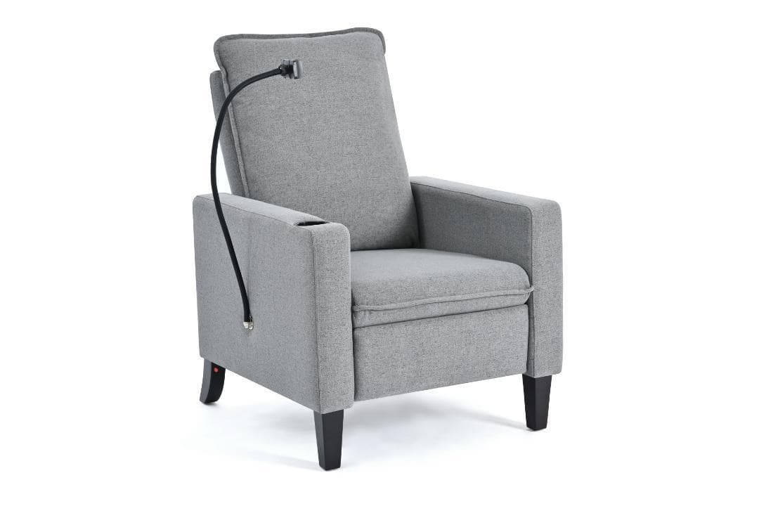 リクライニングソファ リクライニングチェア スマホホルダー カップホルダー付き