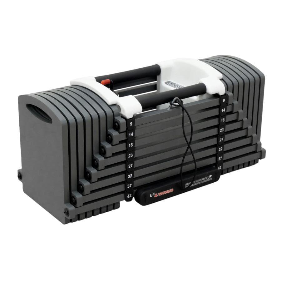 パワーブロック ダンベル 可変式 筋トレ 42kg 単品 24段階調節