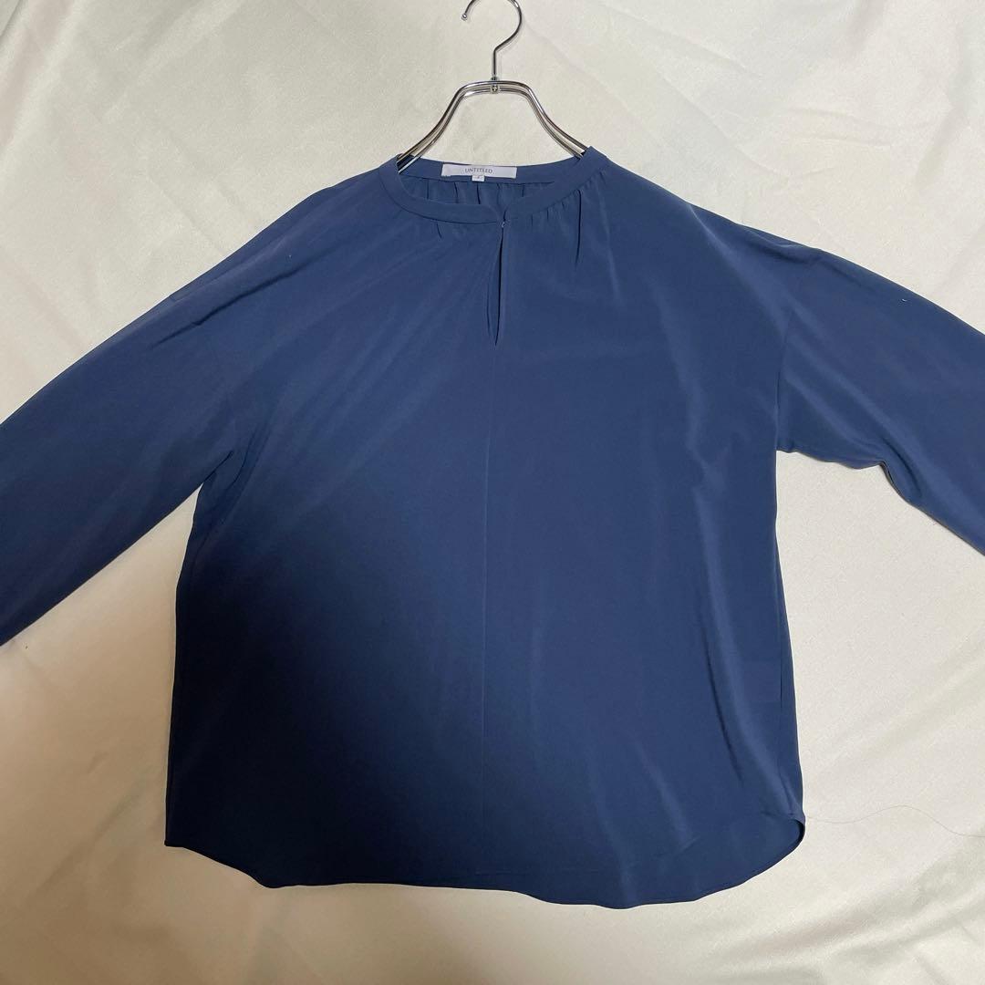 アンタイトル　ブルーガウチョ　セットアップ　3L 15号　ブラウス　大きいサイズ