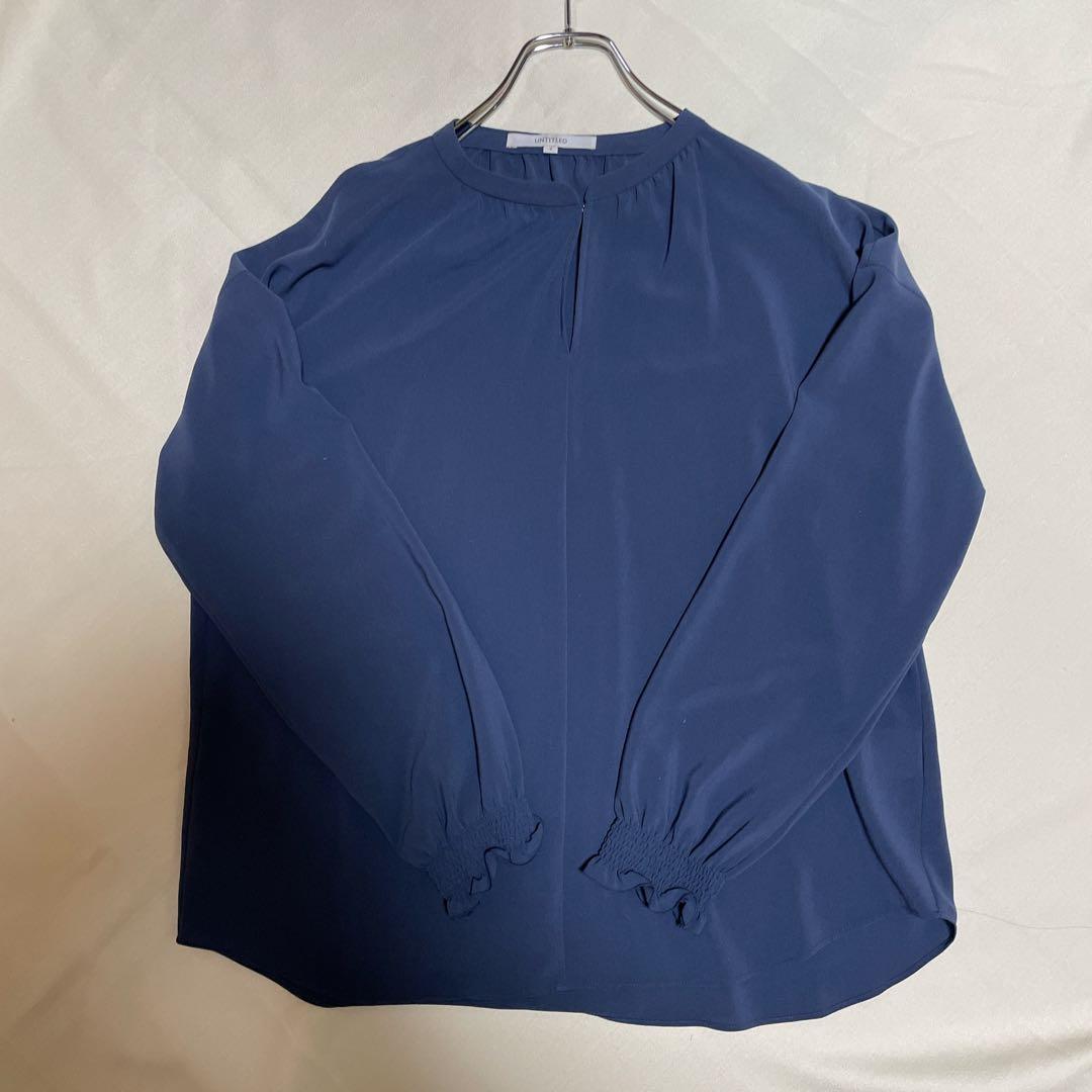 アンタイトル　ブルーガウチョ　セットアップ　3L 15号　ブラウス　大きいサイズ