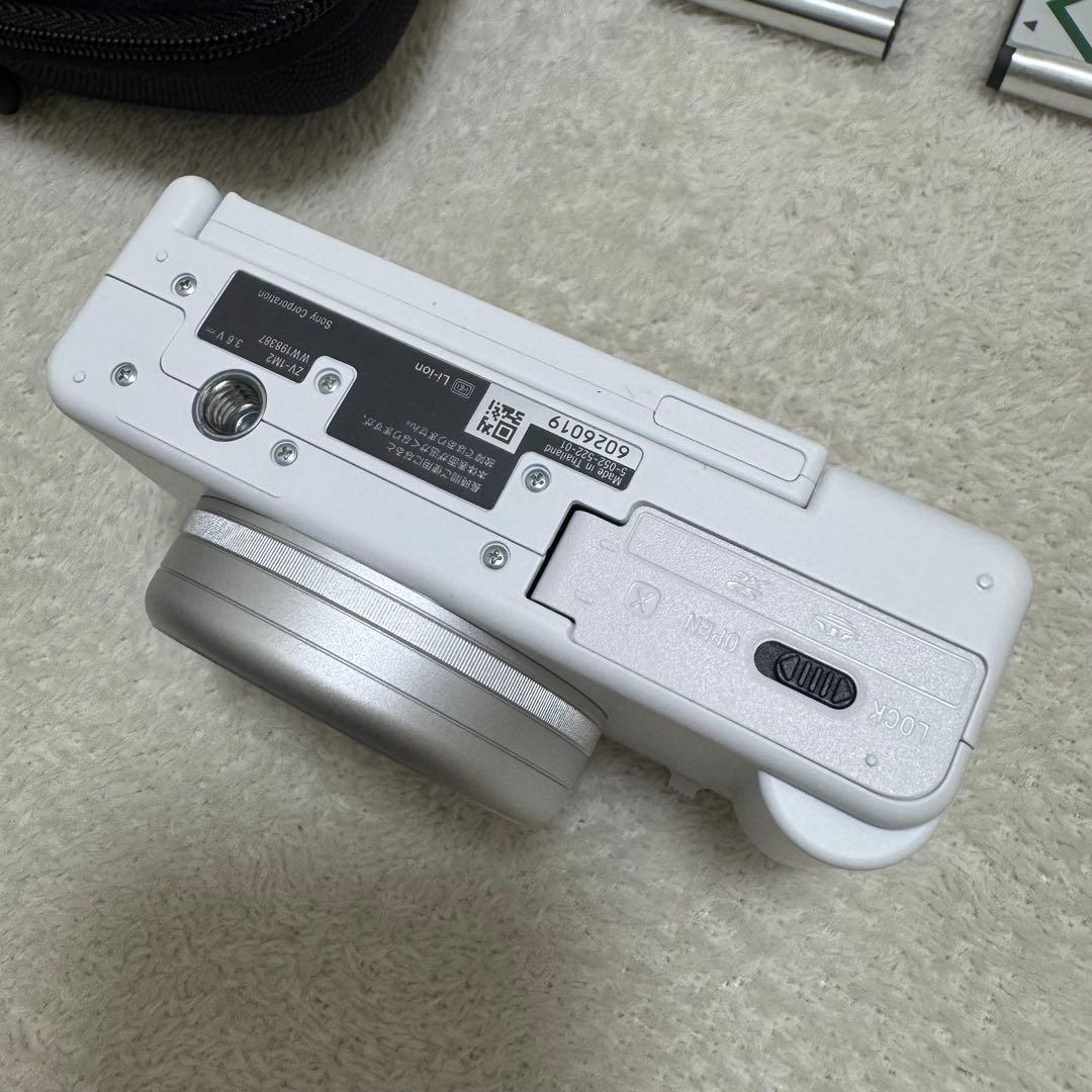 【美品】SONY ZV-1M2 ホワイト コンパクトデジタルカメラ