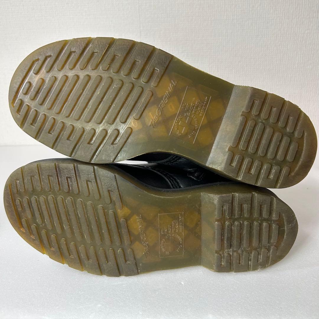 【美品】Dr.Martens 20ホールブーツ UK4 ロングブーツ シボ革