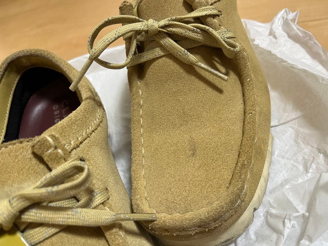 クラークス　ワラビーゴアテックス25センチ