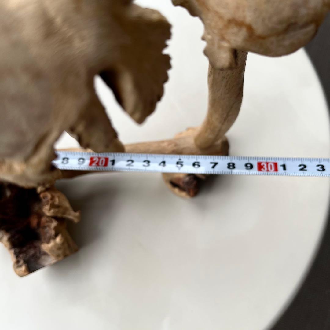 ☆ 木製 きのこ型 5株　アートオブジェ